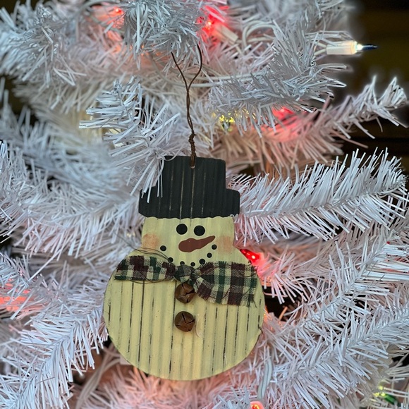 Vintage Snowman Christmas Tree Ornament - Picture 1 of 4